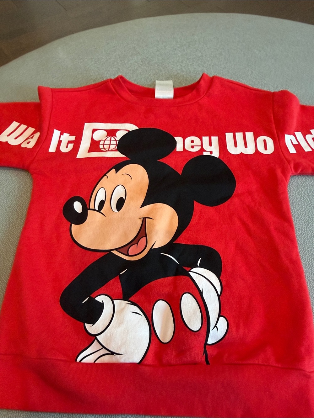 Kids Mickey Mouse lightweight crewneck sweatshirt